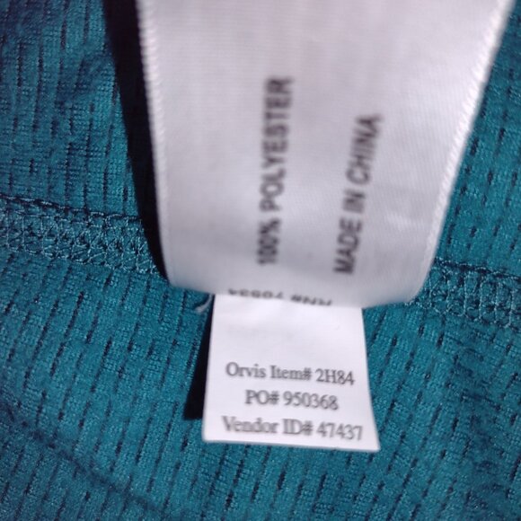 Women’s Turquoise Orvis ¼ Zip Pullover – Style #2H84– Size Large - Picture 4 of 15